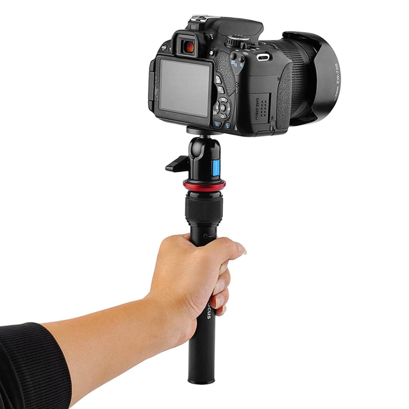2 Section Tripod Center Column MINIFOCUS All Aluminum Telescopic Tripod Extender Extension Tube Tripod Stick Rod for Tripod Monopod Gimbal DSLR Mirrorless Camera