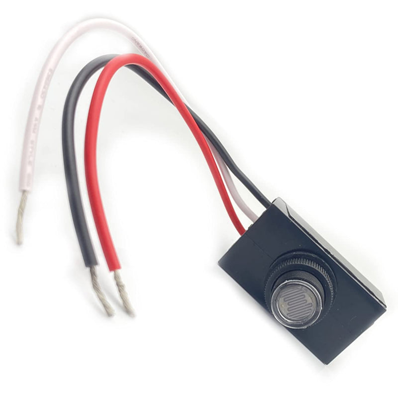 Kiro&Seeu Photoelectric Switch,Light Control Sensor Button Switch,120V AC Outdoor Hard-Wired Post Eye Light Control, Dusk to Dawn Sensor,with Automatic Illumination Detection Circuit