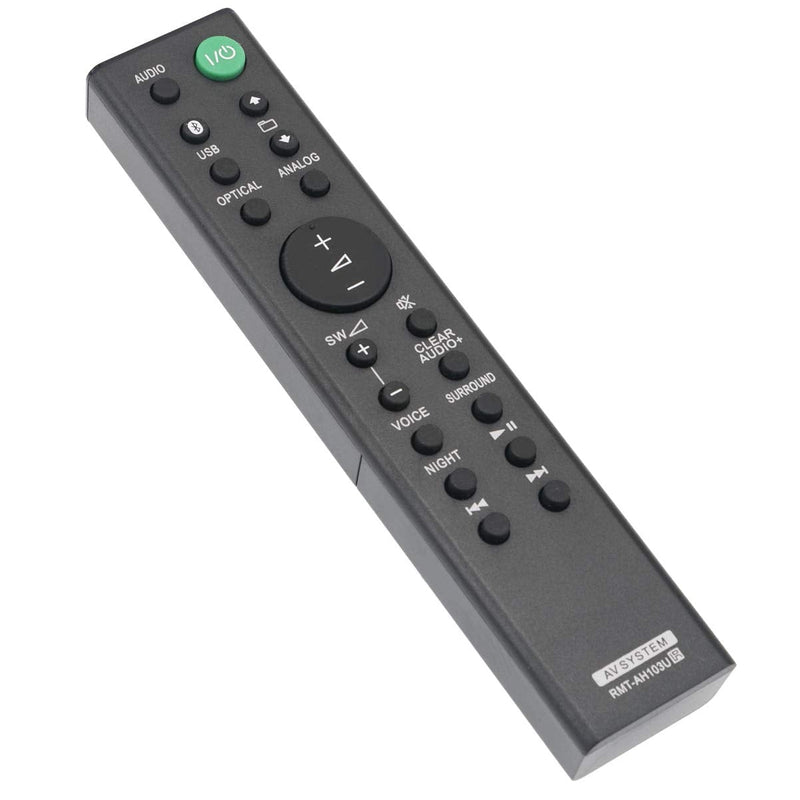 RMT-AH103U Replacement Soundbar Remote Control Applicable for Sony Soundbar HT-CT80 SA-CT80 HTCT80 SACT80
