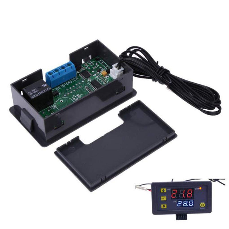 ARCELI 12V 20A W3230 LCD Digital Thermostat Temperature Controller Meter Regulator High Temperature Alarm