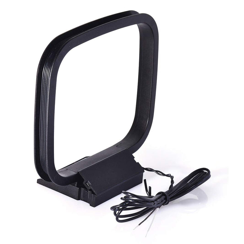 Bingfu AM Loop Antenna with 2 Pin Bare Wire Compatible with Pioneer Onkyo Yamaha Marantz Pyle Indoor Radio Bluetooth Home Stereo Receiver AV Audio Video Home Theater Receiver Power System
