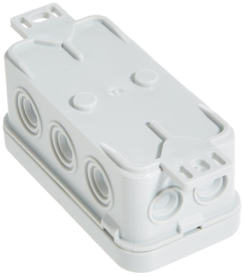 f-tronic 7340141 wet room junction box IP54, 85 x 44 x 40 mm, gray, E126, contents: 10, piece