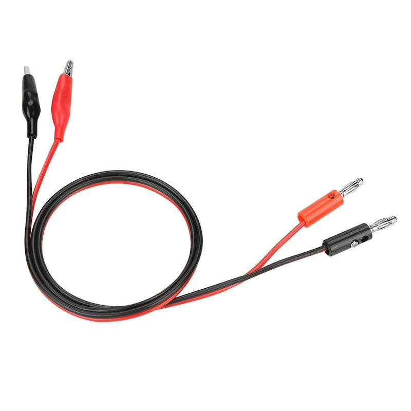 Output Cable Line Multimeter Banana Plug to Crocodile Alligator Clip Test Probe Lead Wire 30V 5A 80cm for Adjustable DC Regulated Power Supply