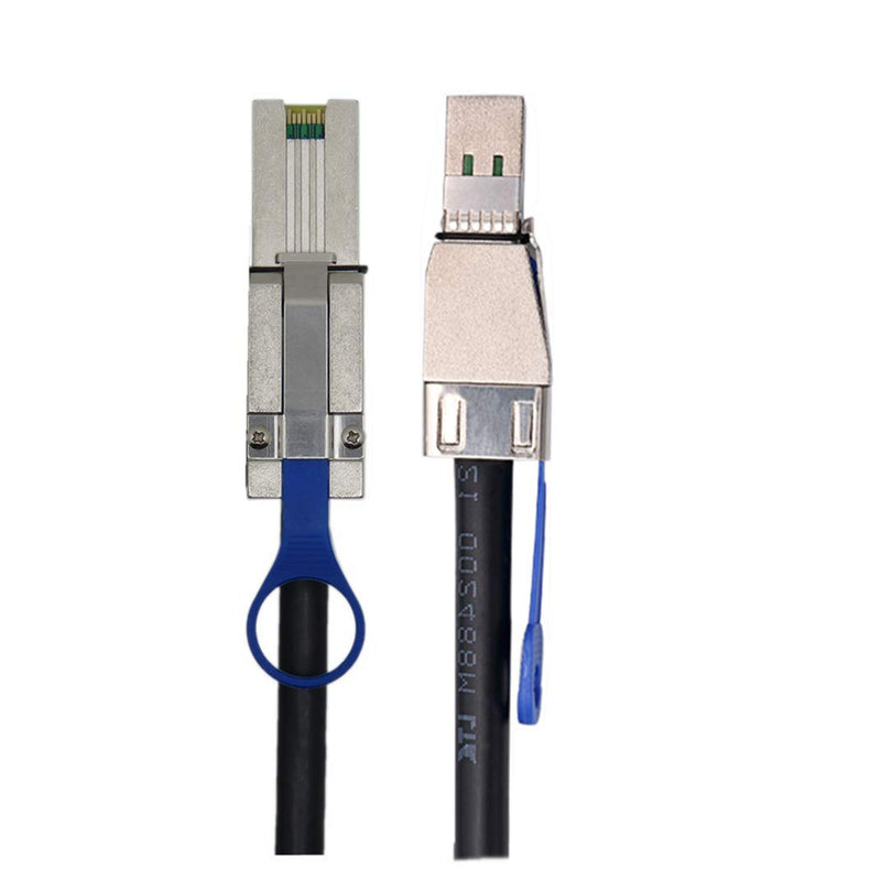 CableDeconn External HD Mini SAS SFF-8644 to SFF-8088 2m 6.6FT Cable