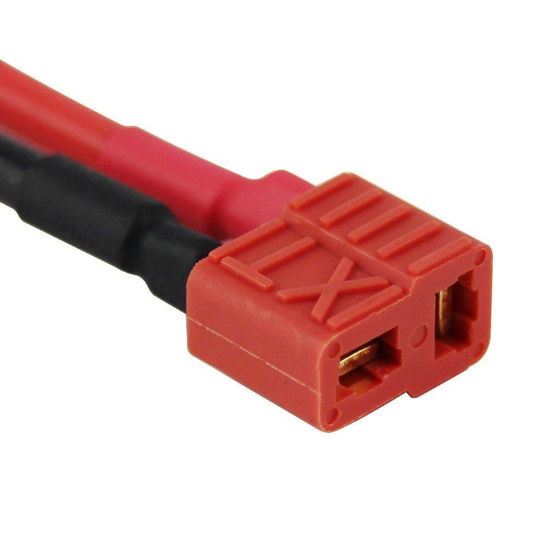 OliYin 3pcs EC2 Male to Anti-Skid T-Plug Deans Style Female Connector Adapter 16awg 1.96inch/5cm Wire for RC Lipo Battery(Pack of 3)