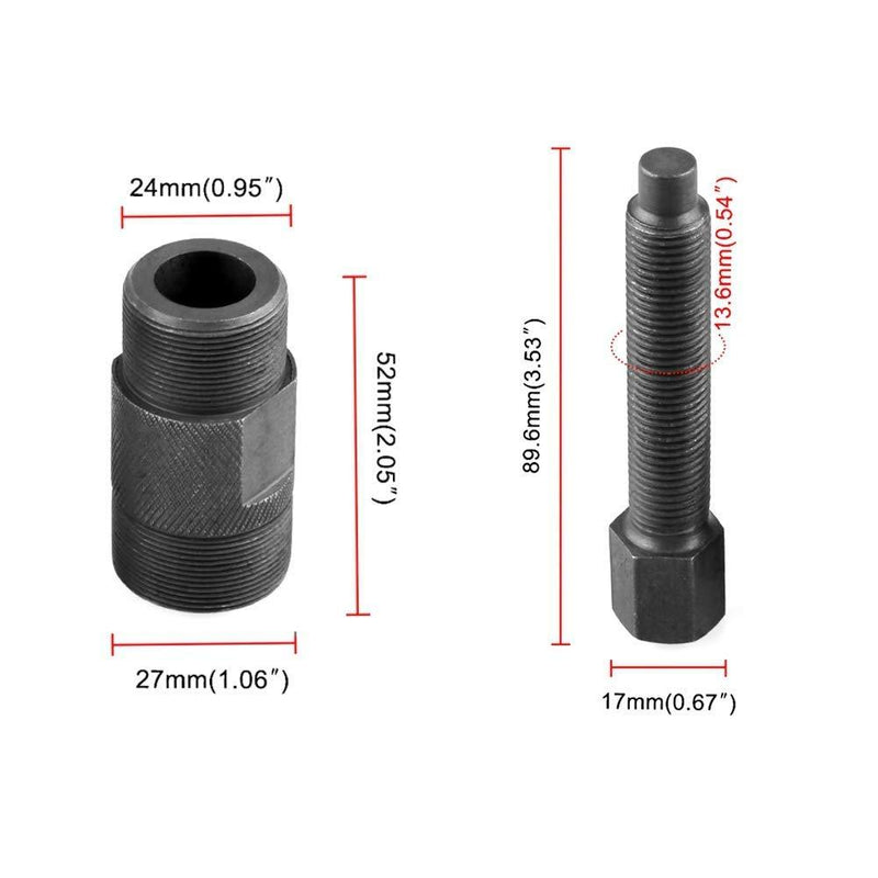 NACHEE Stator Magneto Flywheel Puller (24mm&27mm) Compatible with GY6 50 125 150cc Scooter Dirt Bike, ATV Repair Tool