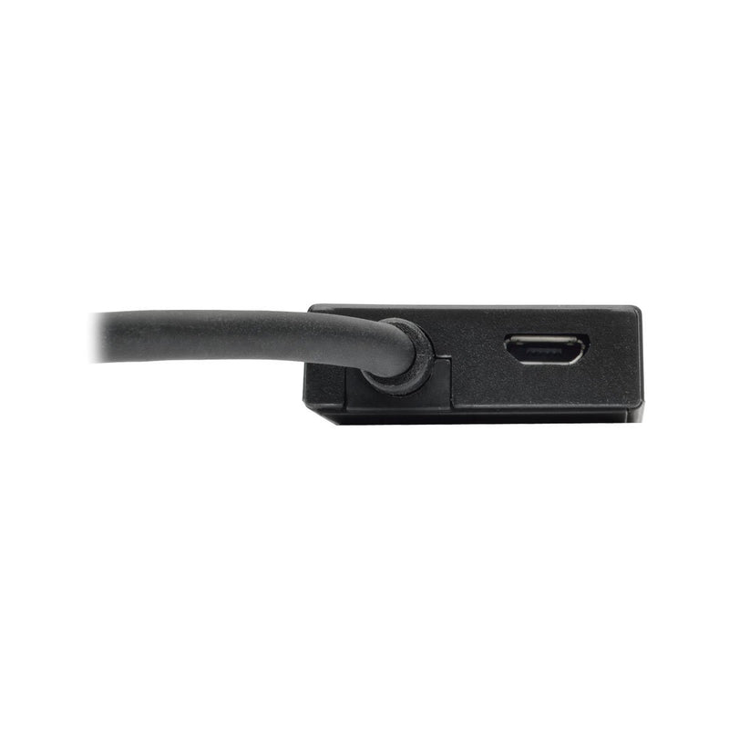 Tripp Lite 4-Port Portable Slim USB 3.0 Super speed Hub with Built In Cable (U360-004-SLIM) 4-Port Slim Hub