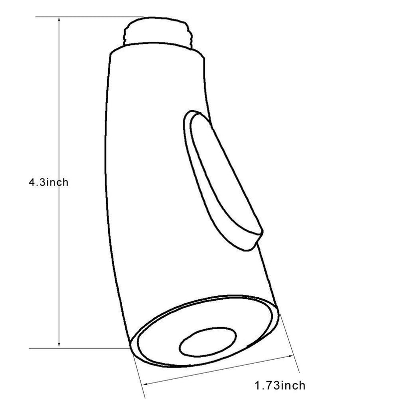 Weirun Kitchen Faucet Pull-Out Spray Head Replacement Part, Brushed Nickel