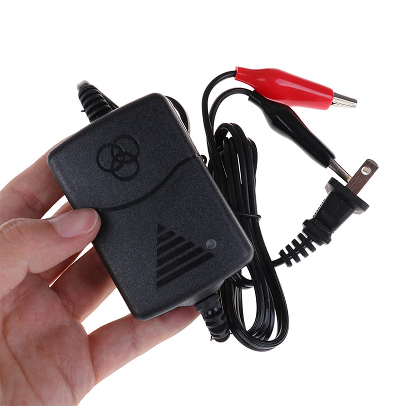 12V Sealed Lead Acid Battery Charger, 100V-240V AC 50/60 HZ to 12V DC 1300mA SLA Battery Charger, with Short Circuit Protection