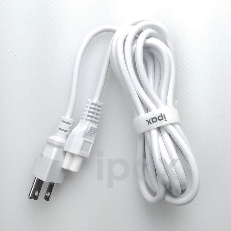Ipax Hi-Quality 3-Prong Copper AC Adapter Power Supply Cord Cable Compatible with LG 32LB5600 LG 42LF5600-UB LG 42LN5400 LG 50LF6000 LG 55LF6000 LG 47LB6100 LG 47LN5200 LG 55GA6400 LG 55LF6100 HD TV 10Ft White