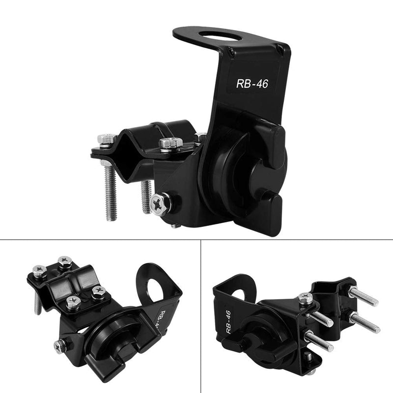 Mobile Antenna Mount, Stainless Steel Car Radio Antenna Bracket Holder Support 360Â° Rotation for Vehicle Audio Video Antennas