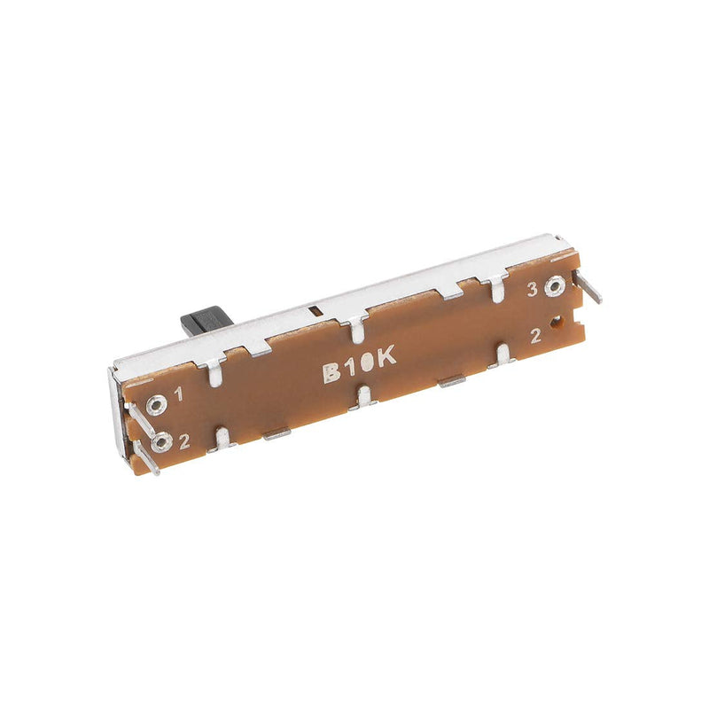 uxcell 5pcs Fader Variable Resistors Mixer 45mm Straight Slide Potentiometer B10K Ohm Linear Potentiometers for Dimming Tuning
