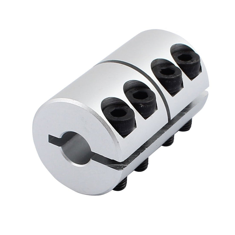 uxcell 8mm to 8mm Shaft Coupling 40mm Length 25mm Diameter Coupler Aluminum Alloy Joint Motor for 3D Printer CNC Machine DIY Encoder 8-8mm