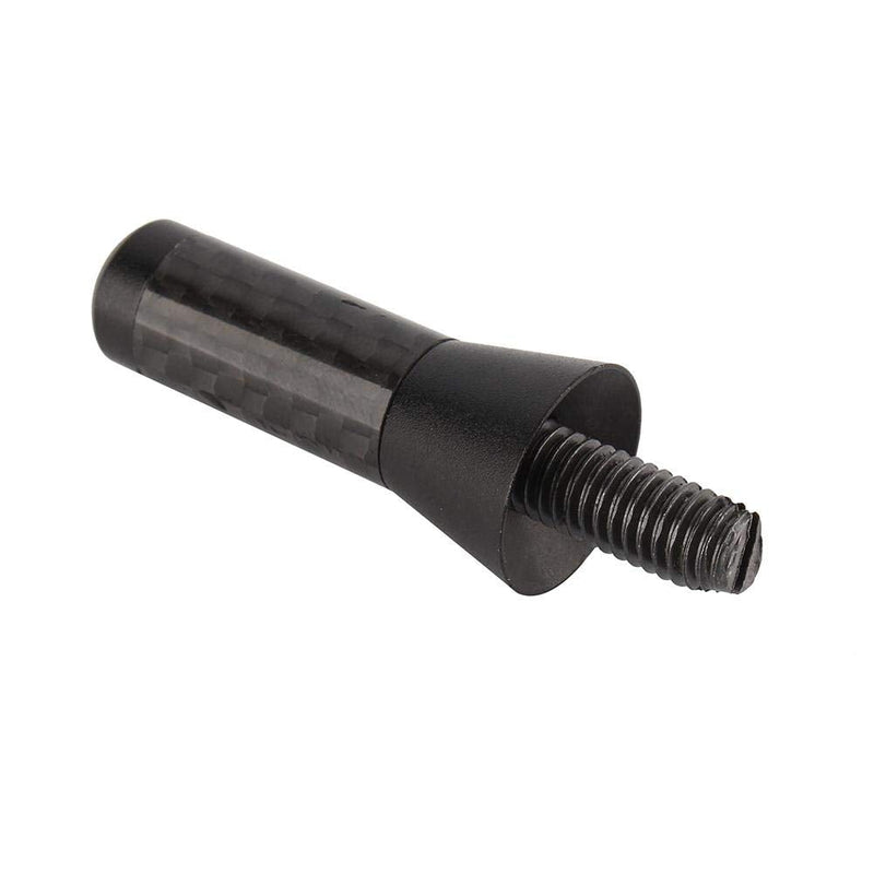 3.5cm Mini Car Aerial Antenna, Short Universal Car Antenna Carbon Fiber Stubby Screws M3 M4 M5 M6 Rubber Ring