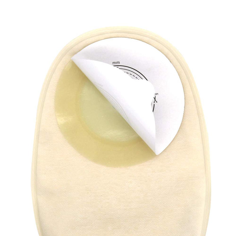 Urostomy Supplies Medicals Drainable Pouch Ostomy Stoma Bags One Piece System Cut-to-Fit（Max Cut 60mm）10PCS 15-60mm