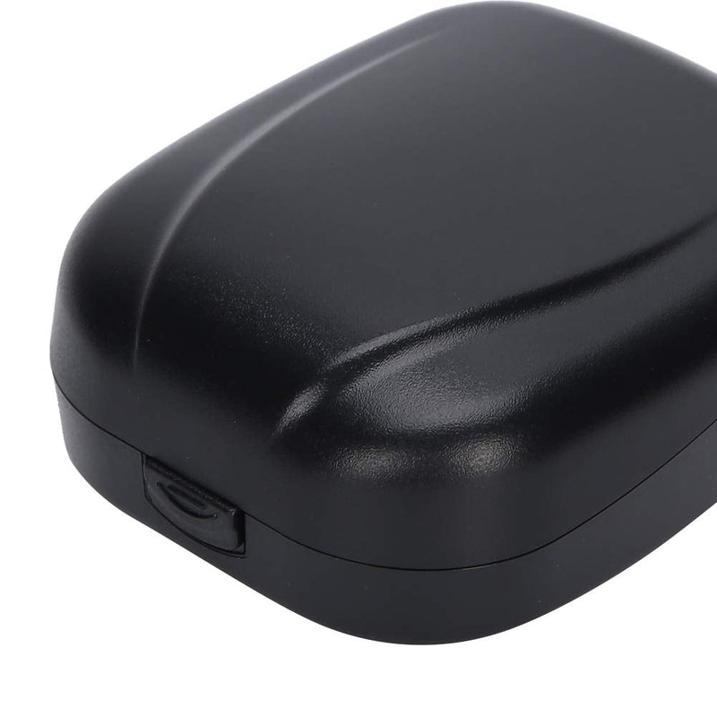 Hearing Aid Case Waterproof Portable Drop Resistance Hearing Aid Storage Box Portable Hearing Aid Box Hearing Aid Protective Box for Store Hearing Aids(black) black