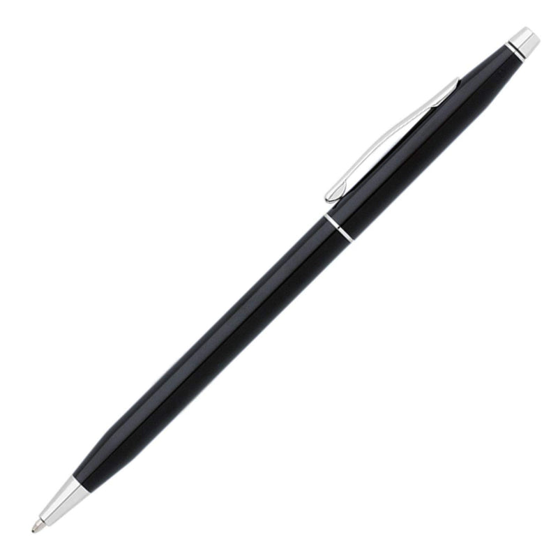 Cross Classic Century Black Lacquer Ballpoint Pen With 2 Bonus Refills