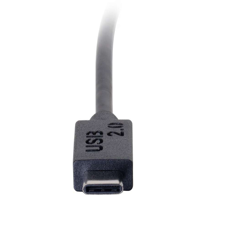 C2G USB Cable, USB 2.0 Cable, USB C to B Cable, Black, 6 Feet (1.82 Meters), Cables to Go 28859