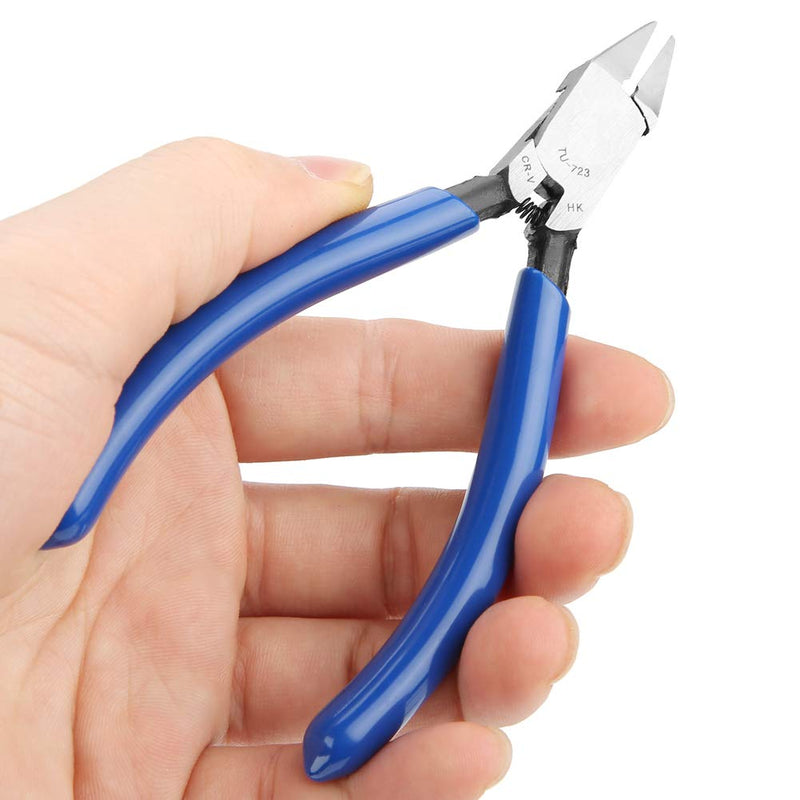 4" Mini Electrical Diagonal Pliers High Hardness Wire Cable Snips Flush Cutter Snips Cutting Nippers Tools for Home DIY Jewelry