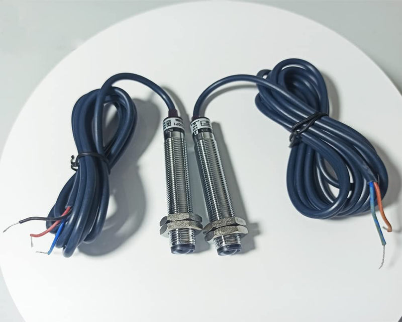 ATO 1 Pairs M12 Infrared Through-Beam Photoelectric Switch Sensor, Round Type DC 6-36V M12 PNP NO