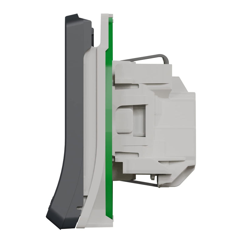 Schneider Electric - Mureva Styl - PC 2P+T Schuko - compostable - IP55 - IK08 - car connection - gray - MUR36134