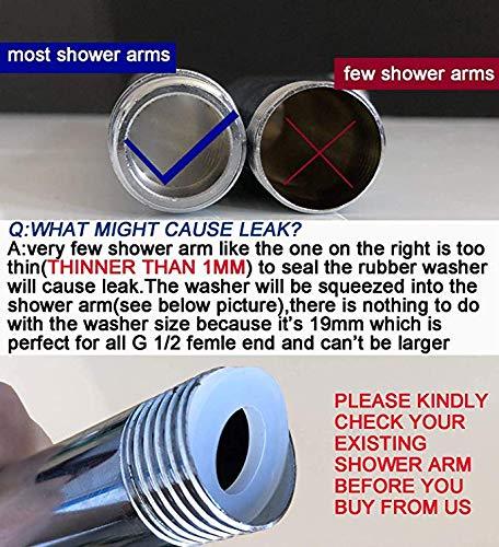 MissMin Elbow Adapter for Shower Head Chrome polished