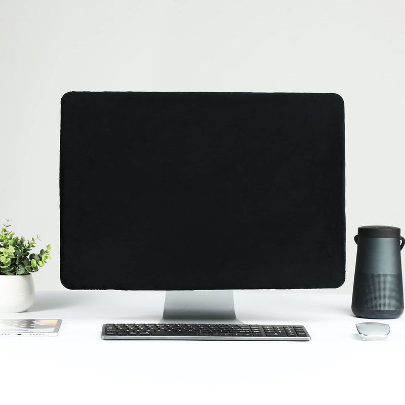 GBOLE Monitor Dust Cover Compatible with iMac 27 inch or All-in-One Computer Anti-Static Dustproof LCD Panel Case Computer Screen Protective Sleeve Desktop and TV Black (27 inch Monitor Dust Cover Grey ) 27 inch Monitor Dust Cover
