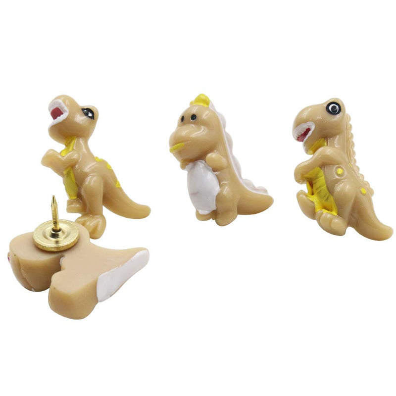 KOTU 24 Pack Decorative Thumbtacks Creative Dinosaur Shape Pushpins Drawing Pins for Feature Wall, Whiteboard, Corkboard, Photo Wall