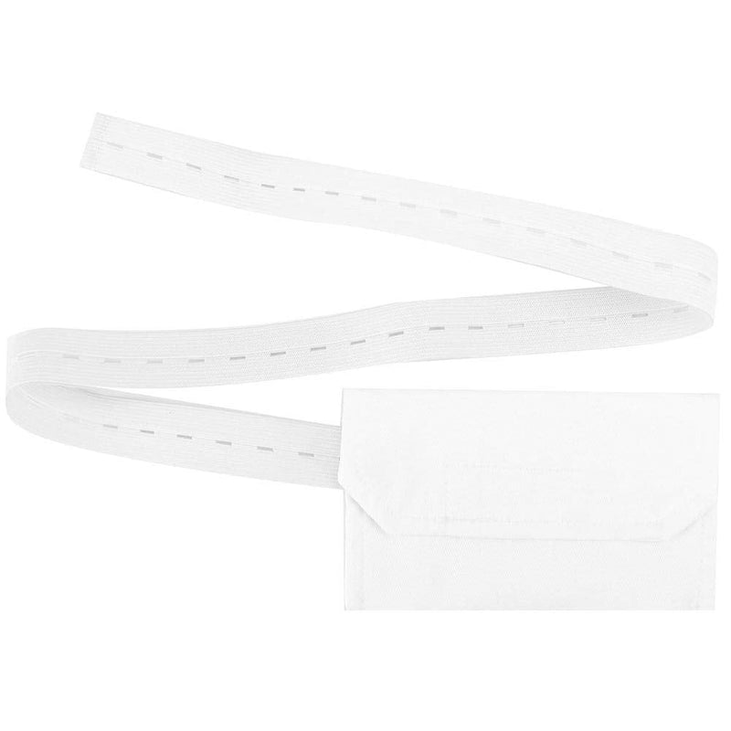 Peritoneal Dialysis Belt, Adjustable Peritoneal Tube Protection With Adjustable Button Dialysis Catheter Fastener(Bianco) Bianco