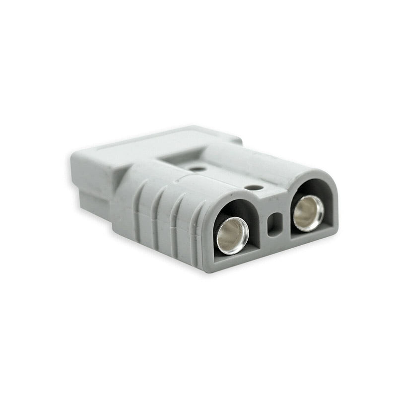 Bohaner 10 x Anderson Plug 50A Battery Connector, Plug Cable Terminal, 600V 50Amp Quick Connection Plug for Anderson Forklift Caravan Trailer Gray