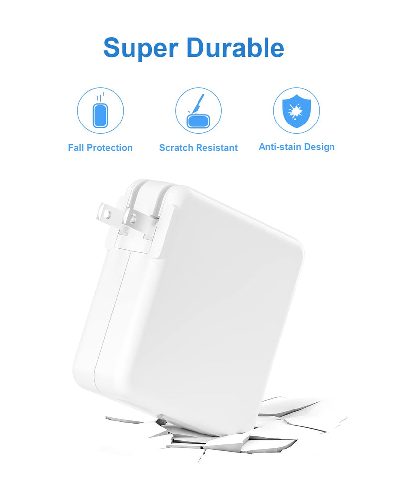 Mac Book Pro Charger - 116W USB C Charger 2 Ports Power Adapter Compatible with MacBook Pro 16, 15, 14, 13 Inch, MacBook Air 13 Inch, iPad Pro and More USB C Devices, Include 2 Cables