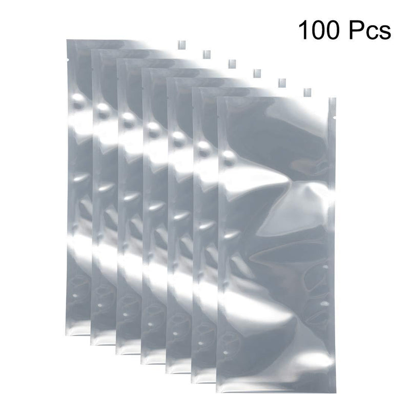 uxcell Antistatic Shield Shielding Bag, Flat Open Top Anti Static Bag for Electronic Devices, 4x10 inch(100x250mm), 100 PCS