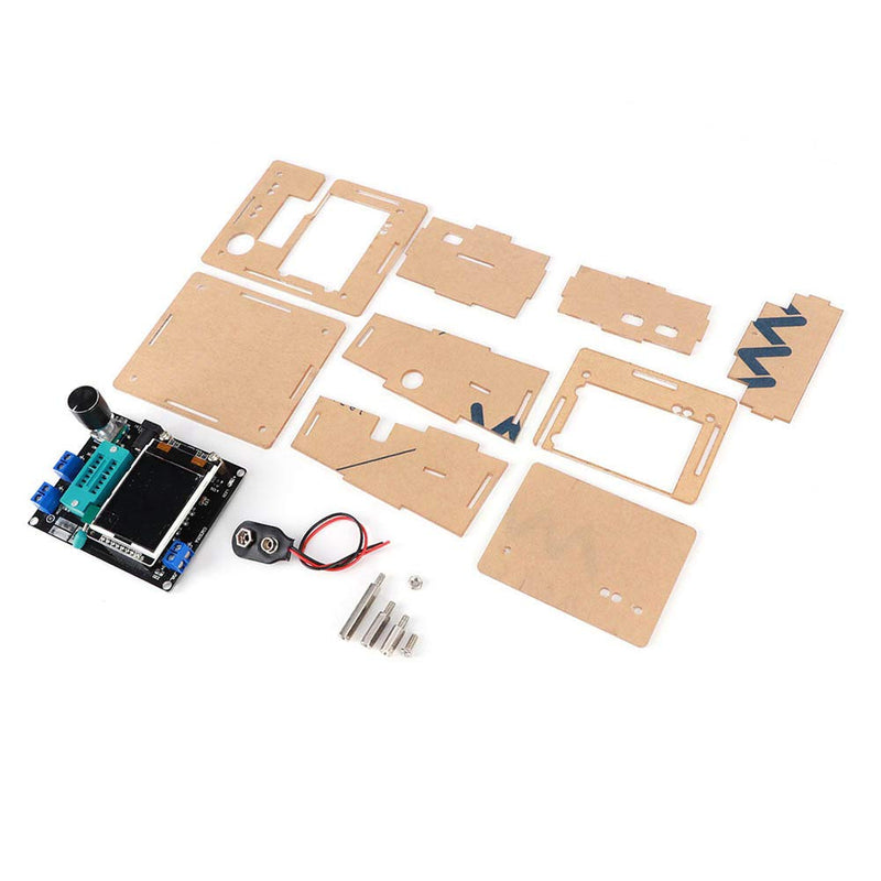 ESR Meter with Case NPN PNP GM328 Transistor Tester Small Volume Resistance Inductance Capacitance Meter for NPN and PNP Transistors