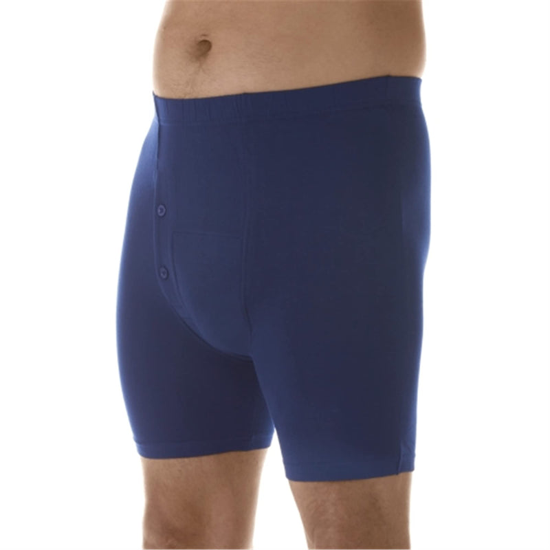 3-Pack Men's Assorted Regular Absorbency Washable Reusable Incontinence Boxer Briefs Large (Waist 38-40) Large (Pack of 3)
