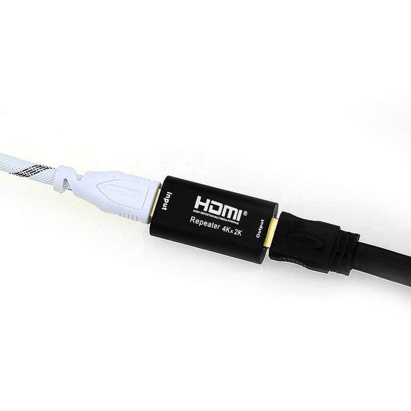 lakpad HDMI Repeater 4K UHD HDMI Female to Female HDMI Amplifier 40' HDMI Extender Up to 40 Meters Lossless Transmission for Oculus Rift and More