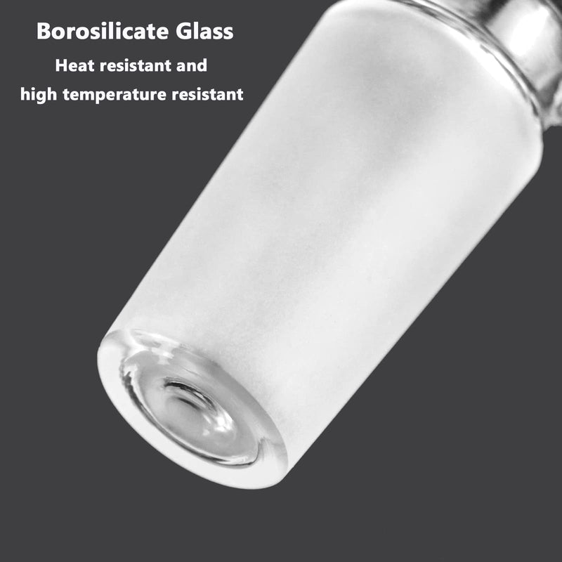 Starfa Lab Glass Hexagonal Head Glass Stopper for 24/40 Joint Glass (2 Packs)