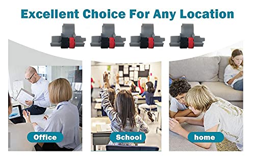 IR-40T Ink Roller, Black and Red Compatible with Canon P23-DH V Calculator, Casio HR-100TM, HR-150TM (2 Pack) 2 Pack