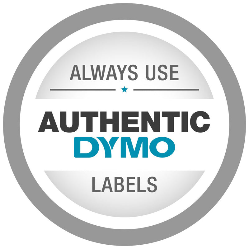 DYMO D1 Labels, 1/2" x 23' Roll, Red Print on White, Self-Adhesive (1761281), DYMO Authentic