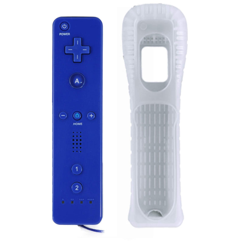 QUMOX Remote Controller and Nunchuck Joystick Compatible for wii/wii u (Dark Blue)