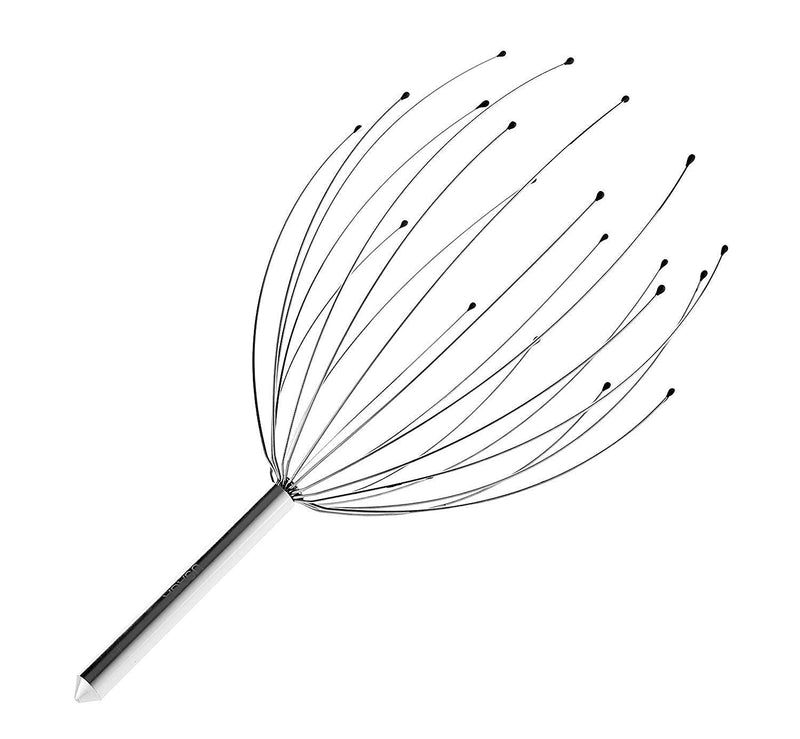 USAGA Head Massager Scalp Scratcher 20 Fingers Head Scratcher for Head Body Relaxing