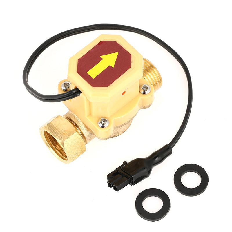 Water Flow Sensor Switch G 1/2 Female Thread Brass Water Flow Switch Pneumatic Control Valves and Switches