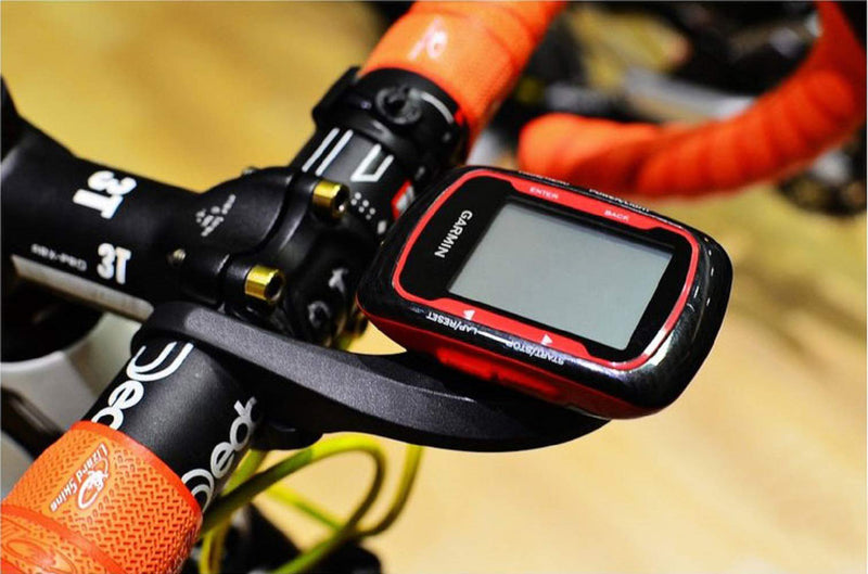 Thinvik Out Front Bike Computer Mount for Garmin Edge 830 820 810 800 530 520 Plus 520 510 500 200 130 25 GPS Compatible with 31.8mm 25.4mm Handlebar Black_Garmin mount