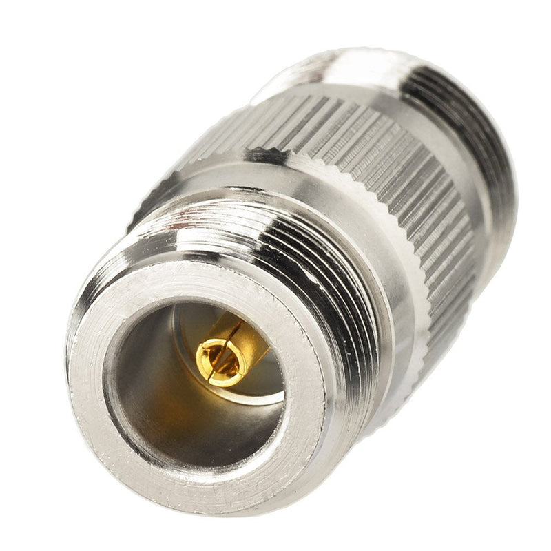 Eightwood 2pcs N Type Adapter N Female to N Female Barrel RF Coax Connector Coupler 50ohm for Ham Radio Antenna WiFi Antenna Router barrel adapter