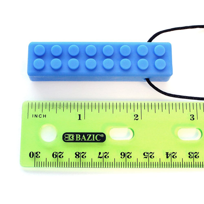 ARK's Brick Stick XXT Textured Chew Necklace Made in The USA (Very Firm, Blue)