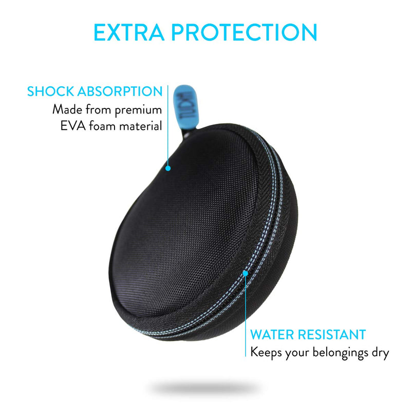 TUDIA EVA Empty Case for Hearing Aids Compatible with Britzgo Digital Hearing Aid Amplifier, MEDca Sound Amplifier, Hard Storage Travel Portable Carrying Case [Case ONLY, Device NOT Included]