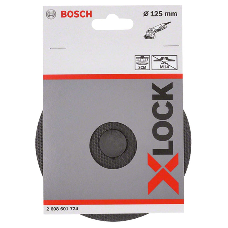 Bosch Accessories 1x SCM support plate (with center pin, X-LOCK, Ø125 mm) 125 mm