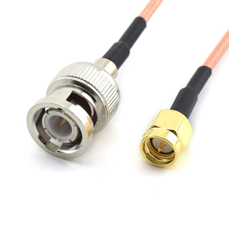 SDTC Tech SMA Male to BNC Male RF Coaxial Cable RG316 Pigtail Jumper Coax Antenna Extender BNC Connector Adapter (20 inch)