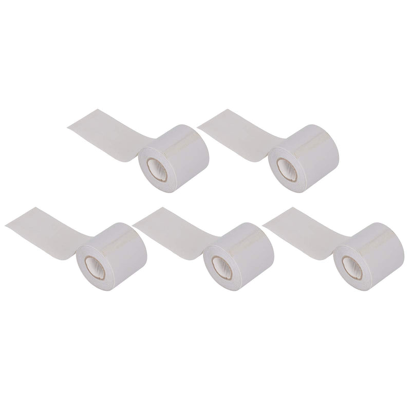 TOPINCN 5pcs Air Conditioner Pipe Tape PVC Oil-Resistant Tube Protective Portable Wrapping Tapes 6cm/2.4in Width(Grey) Gray