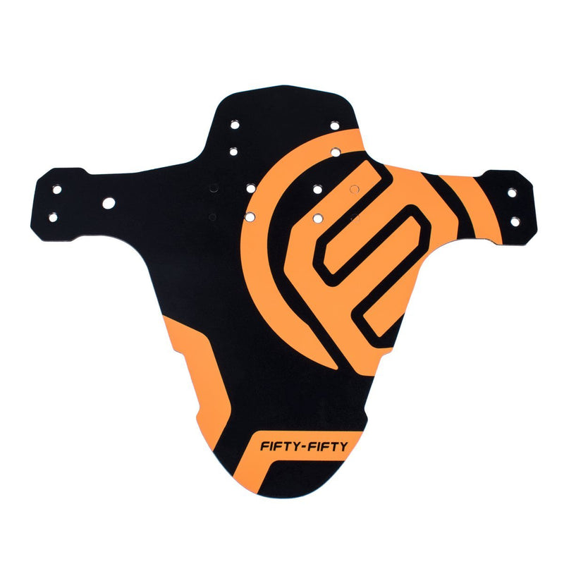 FIFTY-FIFTY Mountian Bike Fender,MTB Mudguard,Front and Rear Compatible,Fits 26", 27.5", 29", Plus Size and Fat Bike Wheel Sizes Orange