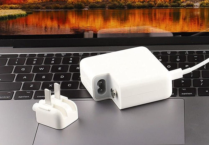 Mac AC Wall Adapter Plug Duckhead US Wall Charger AC Cord US Standard Duck Head for MacBook Mac iBook/iPhone/iPod AC Power Adapter Brick (2 PCs)